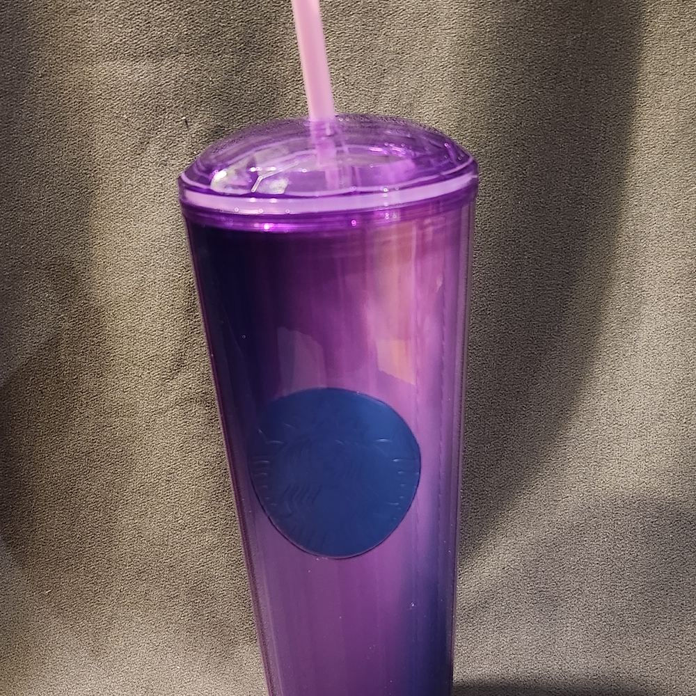 Starbucks Fall Halloween 2022 Purple Iridescent Kaleidoscope Tumbler